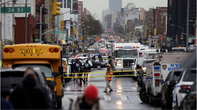 Indiscriminate firing at metro station in New York City, US, injures many people