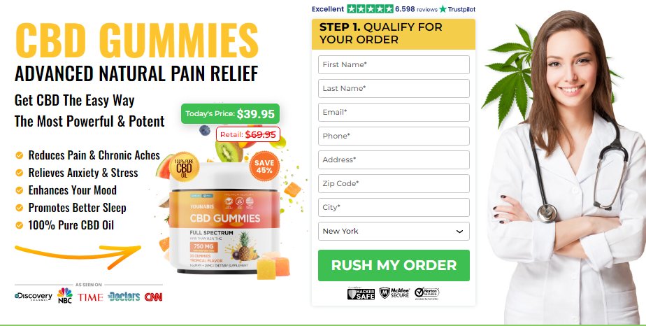 YouNabis CBD Gummies Review USA, Pain Relief, Top Natural, Side Effects Shark Tank, Price, Amazon & Buy!