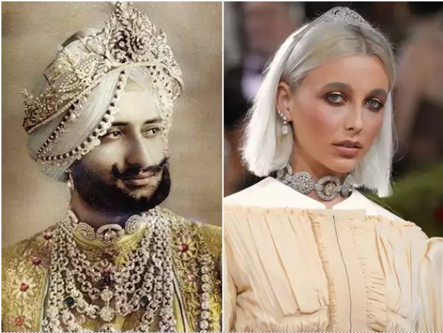 Emma Chamberlain gets reaction for wearing Maharaja of Patiala's precious stone choker to the Met Gala