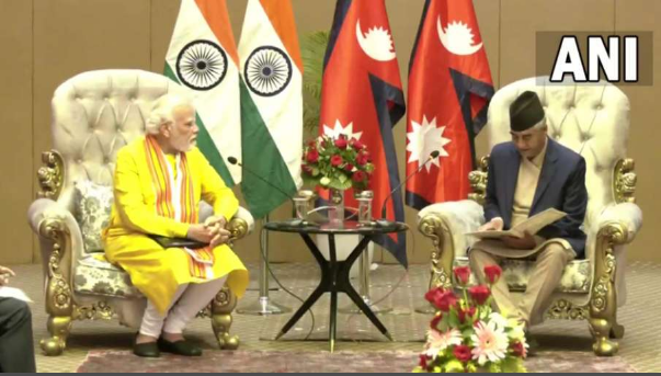 PM Modi visits Nepal: Pm Narendra Modi arrives in Lumbini, Nepal, says he is happy to be among the wonderful people of Nepal