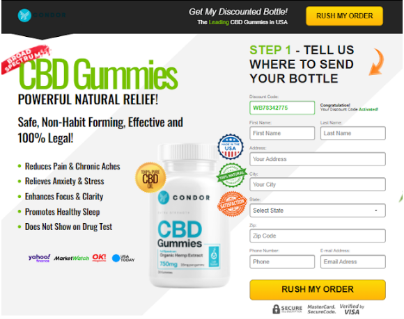 Condor CBD Gummies | Supports Health & Sleep! Relief All Pain