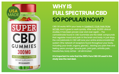 Super CBD Gummies | Read Benefits and How to Use for Your Health!