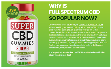 Super CBD Gummies Canada Reviews 'Beware Customer' Must See Price, Side Effects Before Buy