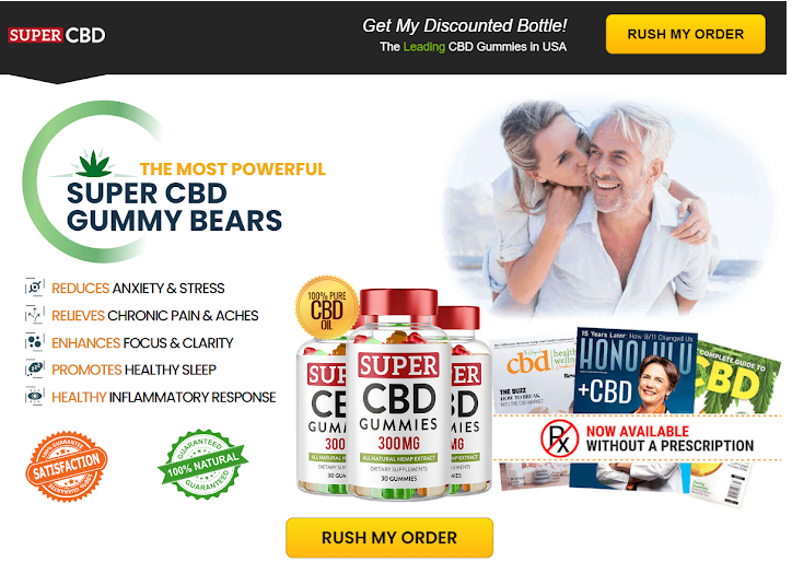 Super CBD Gummies Canada Reviews 'Beware Customer' Must See Price, Side Effects Before Buy