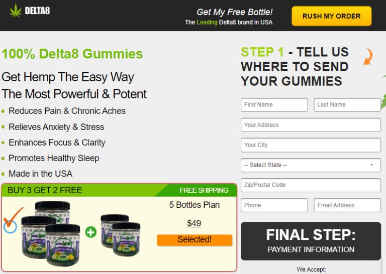 Blitz D8 Gummies \u2013 Get Relief From Stress Pain \u0026 Anxiety