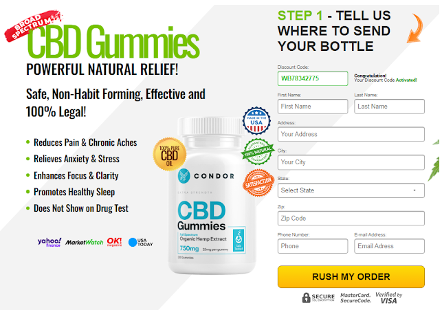 Condor CBD Gummies Canada & United States