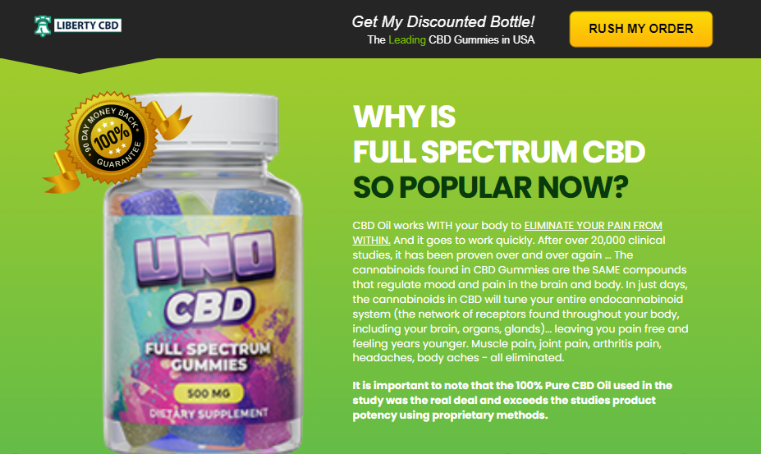 Uno CBD Gummies | Helps Relief Pain & Improve Health | Limited Time Offer