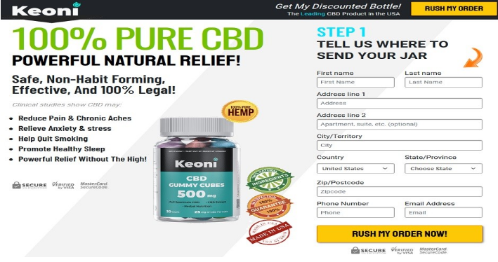 Keoni CBD Gummies Reviews - Reduce Pain Relief & Is It Safe?
