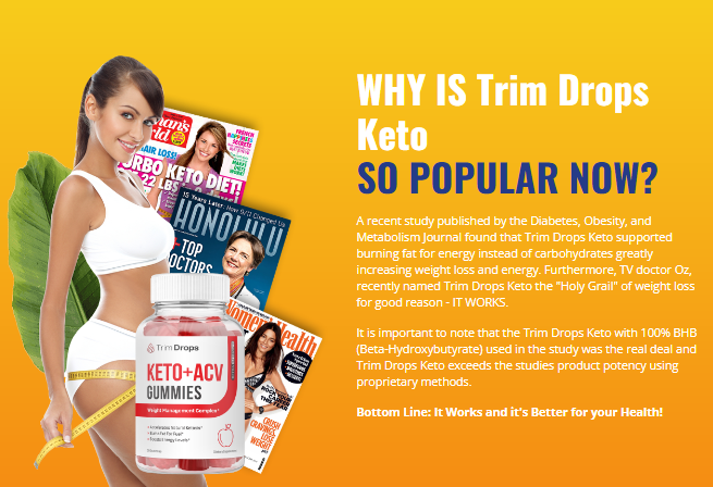 Trim Drops ACV Gummies Is It Works To Control Appetite & Burn Fat? Must Read