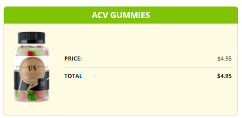 Vita Sential ACV Gummies ✓ 100 Percent Natural 100% Safe Product BUY NOW