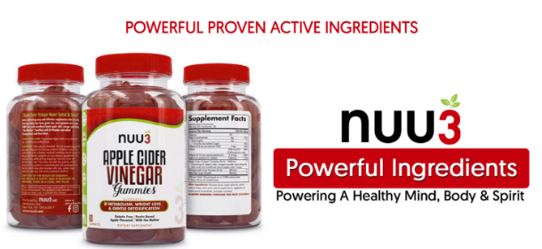 Nuu3 Apple Cider Vinegar Gummies