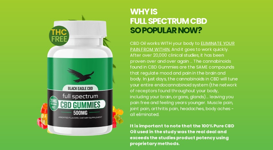 Black Eagle CBD Gummies